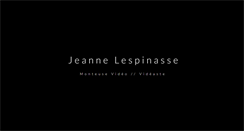 Desktop Screenshot of jeannelespinasse.com